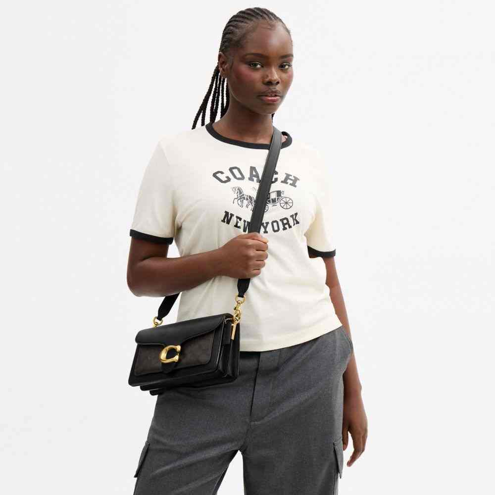 Tabby Shoulder Bag 26 In Signature Upcrafted Leather