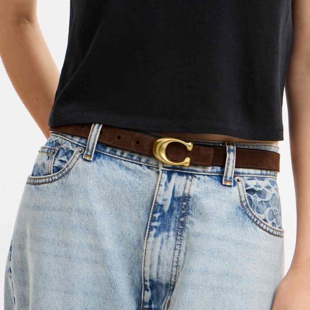 Sculpted C Buckle Reversible Belt 25 Mm