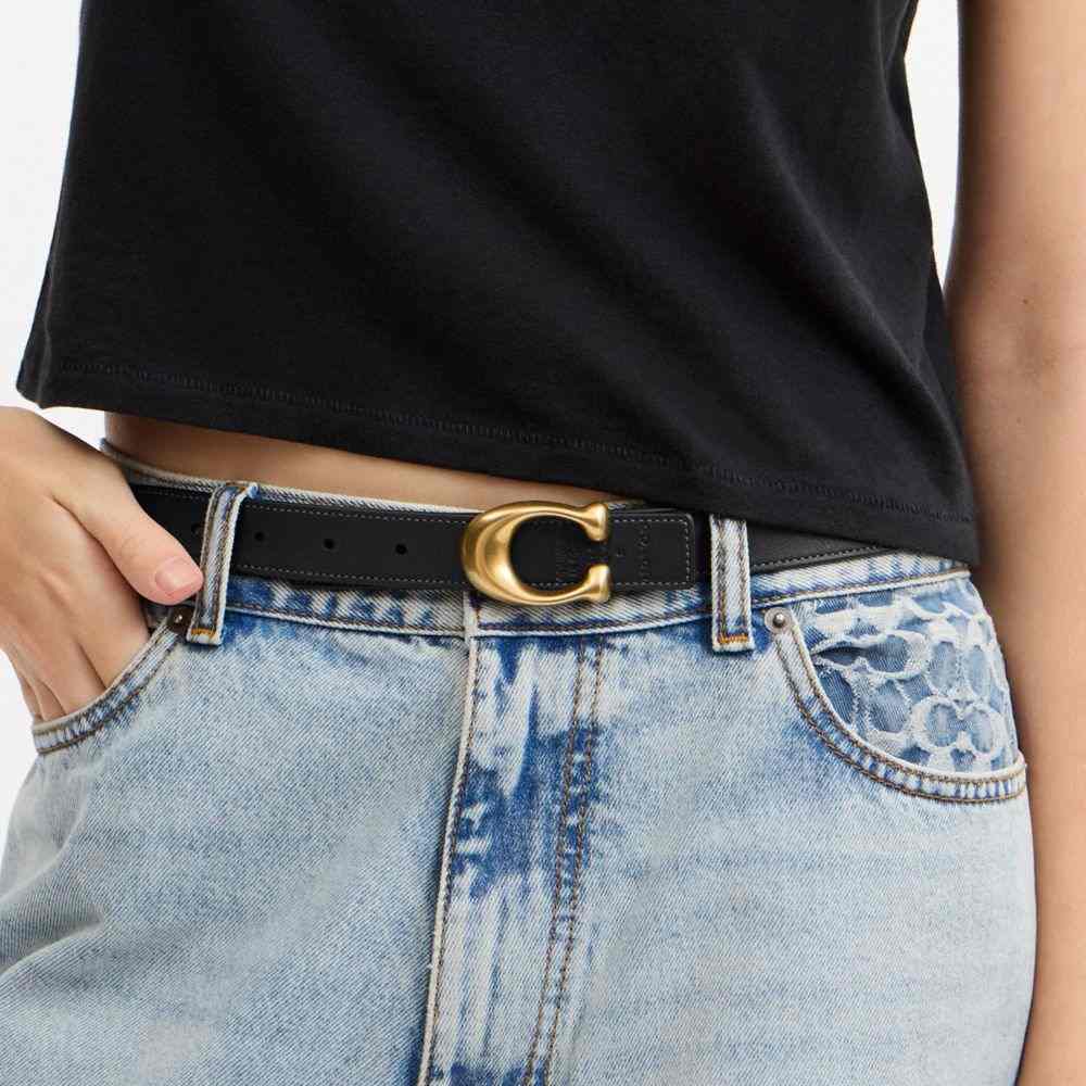 Sculpted C Buckle Reversible Belt 25 Mm