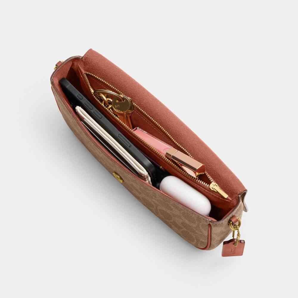 Brook Flap Chain Bag In Signature Upcrafted Leather