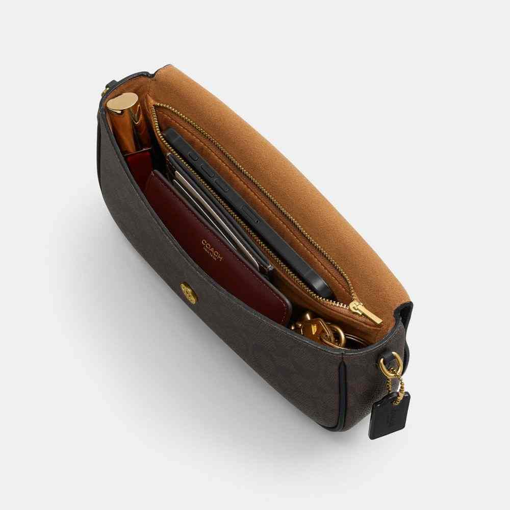 Brook Flap Chain Bag In Signature Upcrafted Leather