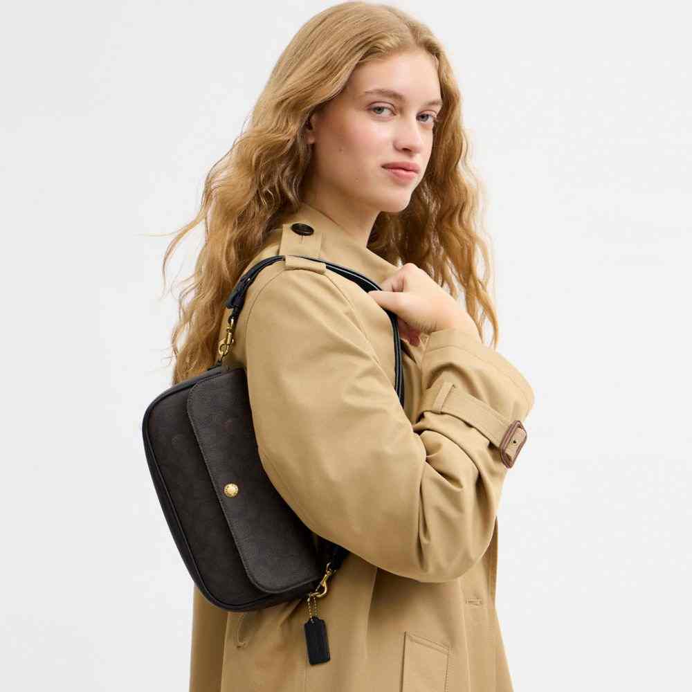 Brook Flap Chain Bag In Signature Upcrafted Leather