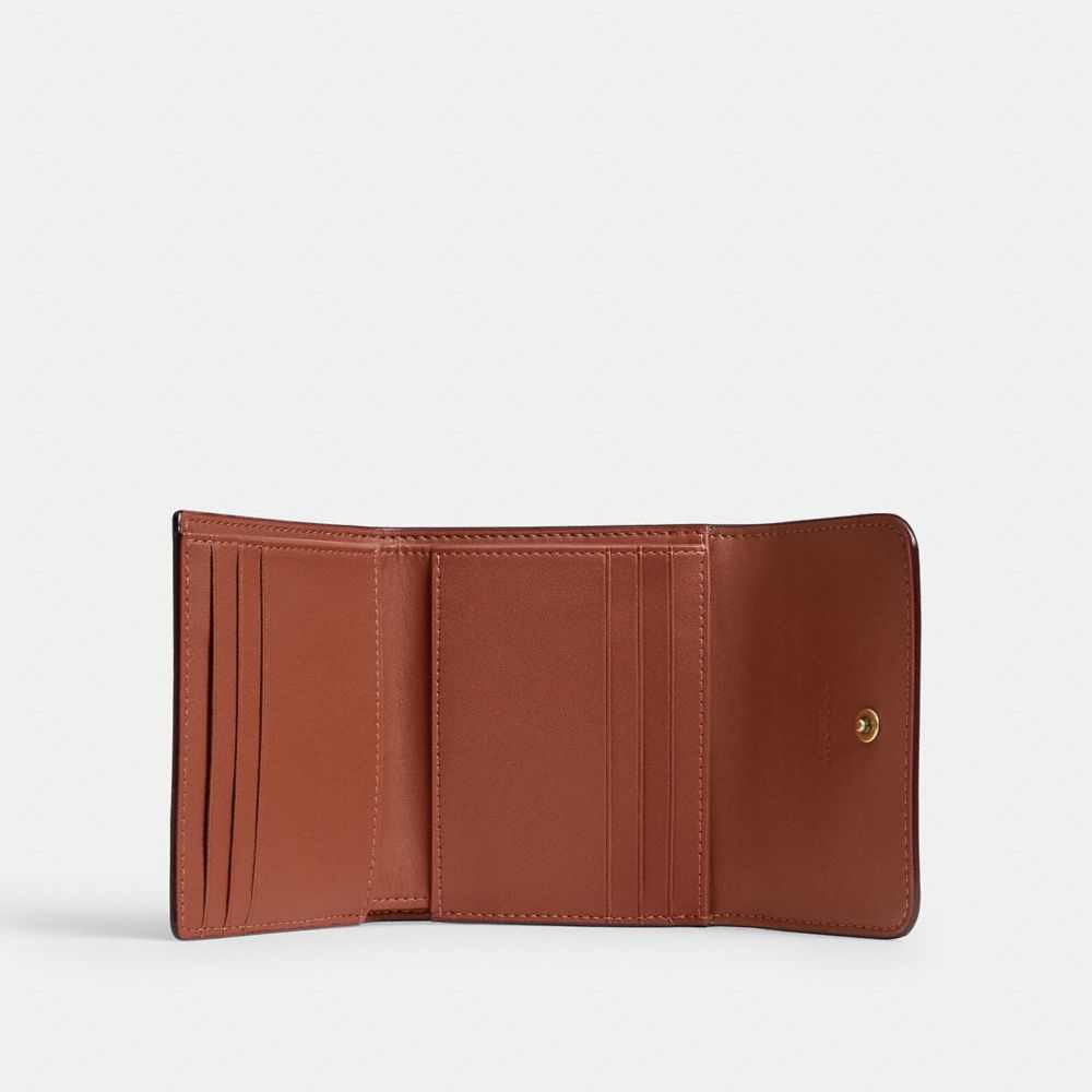 Mila Small Flap Wallet In Signature Upcrafted Leather