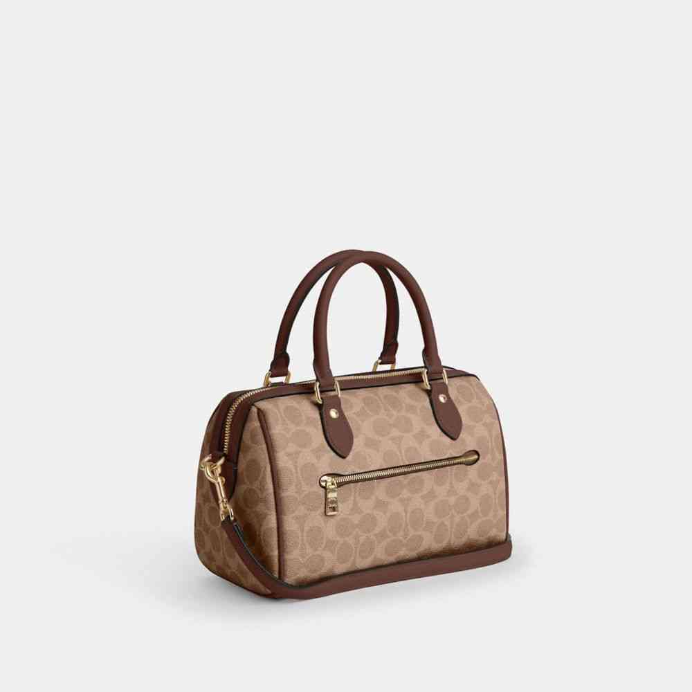 Rowan Satchel Bag In Signature Canvas