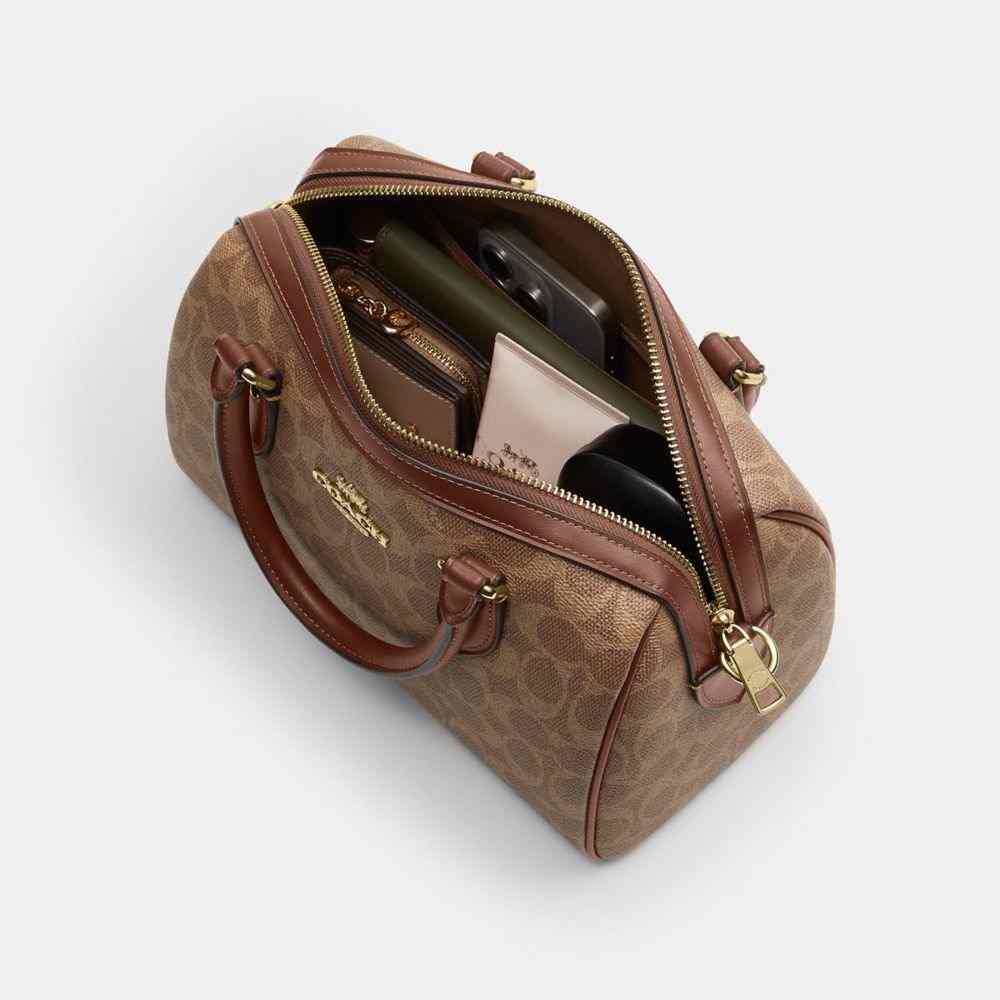 Rowan Satchel Bag In Signature Canvas