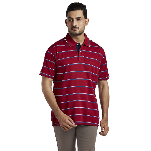 ColorPlus | ColorPlus Medium Red Classic Fit T-Shirt 0