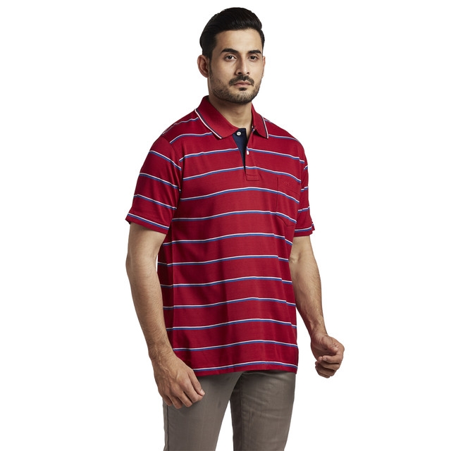 ColorPlus | ColorPlus Medium Red Classic Fit T-Shirt 1