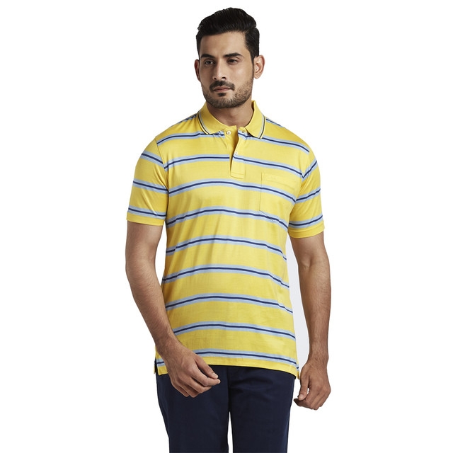 ColorPlus | ColorPlus Light Yellow Classic Fit T-Shirt 0