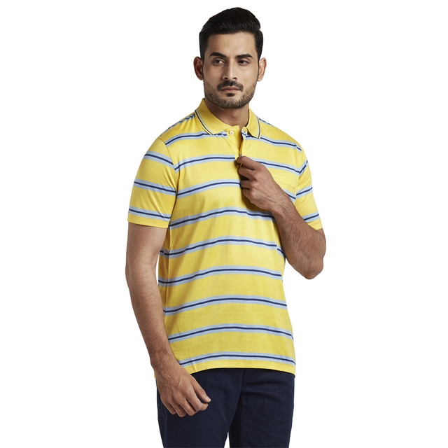 ColorPlus | ColorPlus Light Yellow Classic Fit T-Shirt 1
