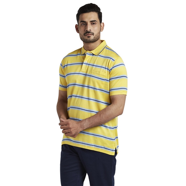 ColorPlus | ColorPlus Light Yellow Classic Fit T-Shirt 2