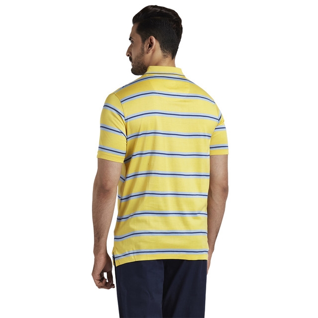 ColorPlus | ColorPlus Light Yellow Classic Fit T-Shirt 3