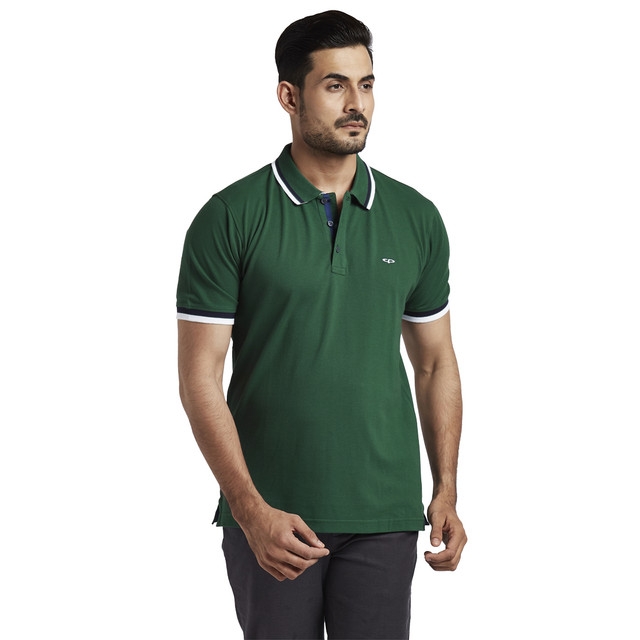 ColorPlus | ColorPlus Dark Green Tailored Fit T-Shirt 0