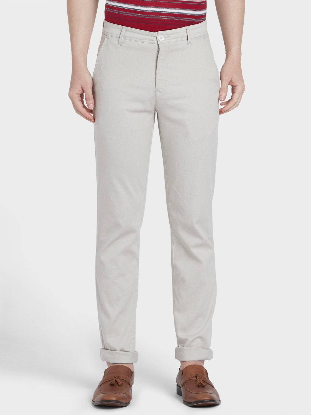 ColorPlus Grey Chinos