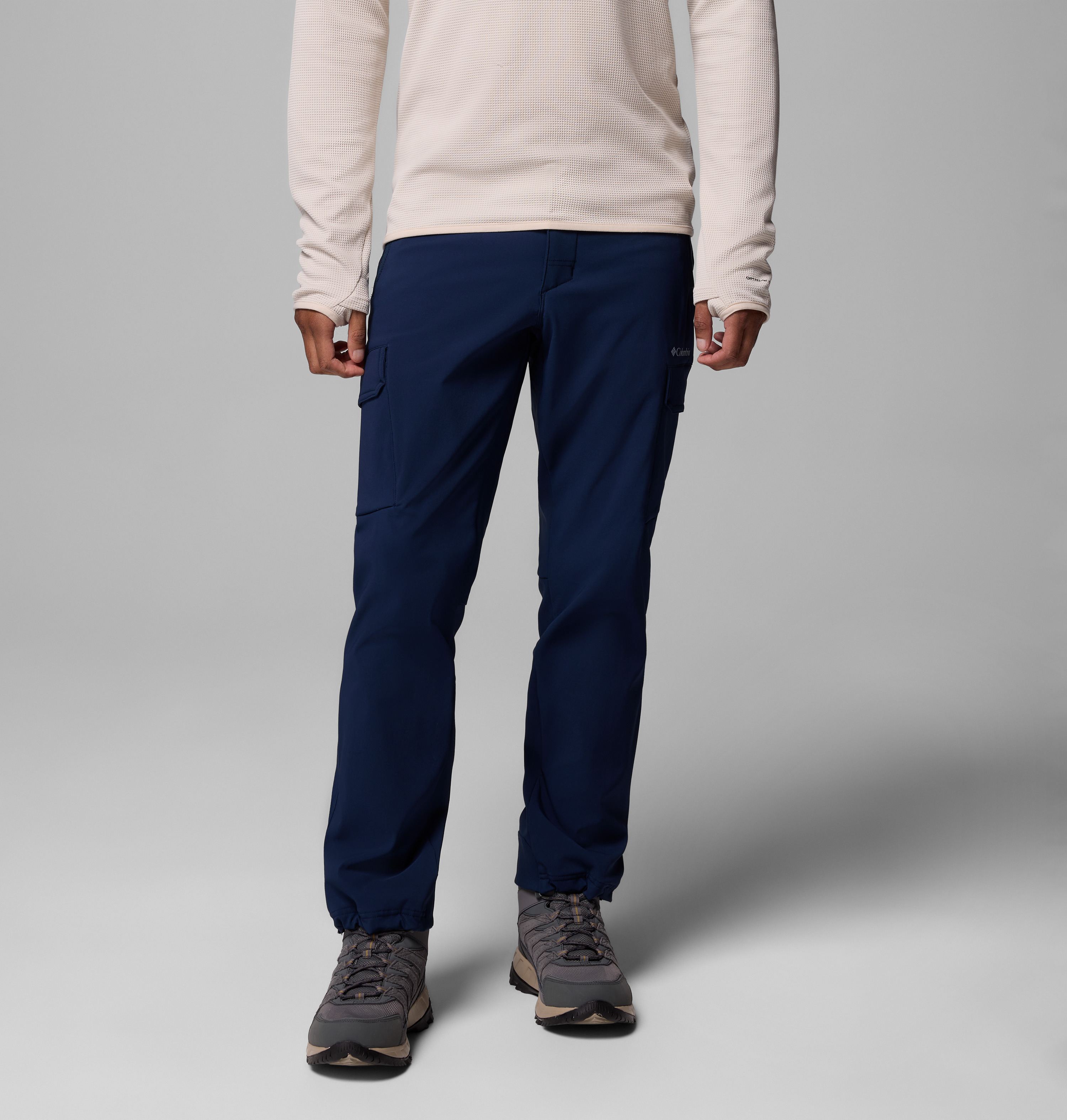 Men Navy Blue OmniShield Tech Trail Utility Warm Pant