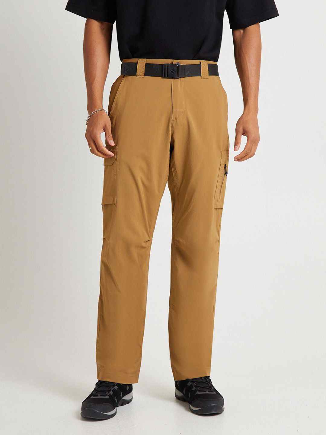 Men Beige OmniShade Broad Spectrum UPF 50 Silver Ridge Utility Pant