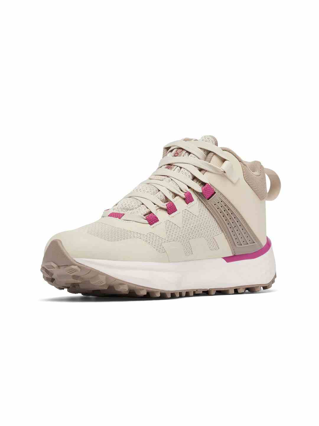 Columbia Women Cream Facet 75 Mid Hiking & Trekking Shoes