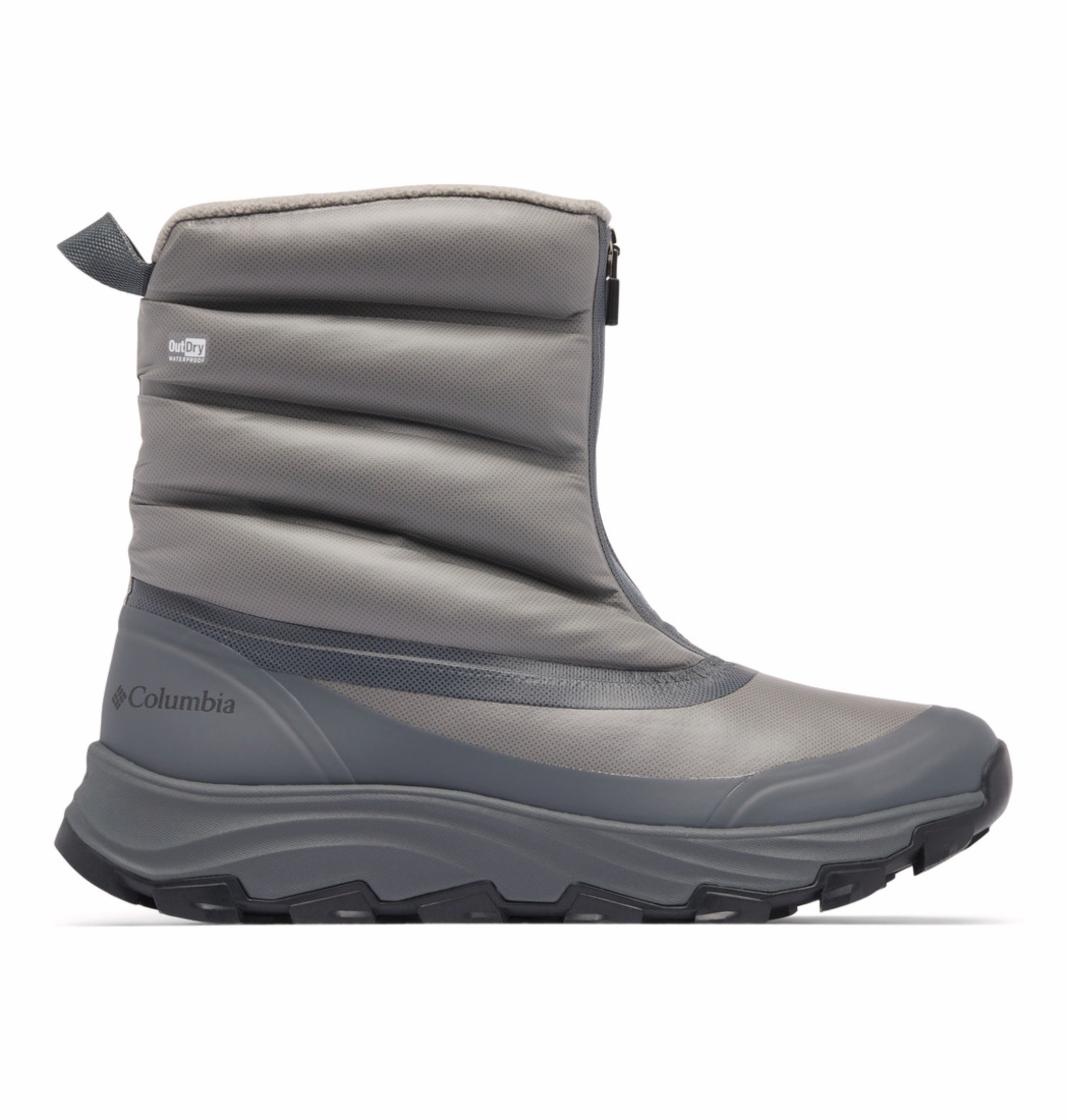 Columbia Men Grey Omnigrip ice Expeditionist Peak ODX Waterproof Snow Sports Boots