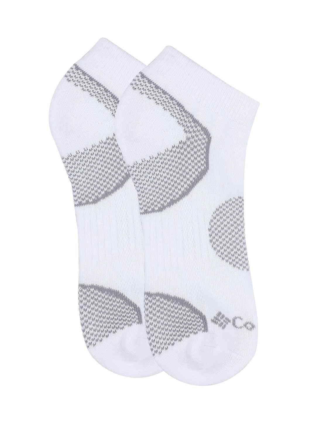 Columbia Womens White Walk Low Cut Pair of 2 Socks
