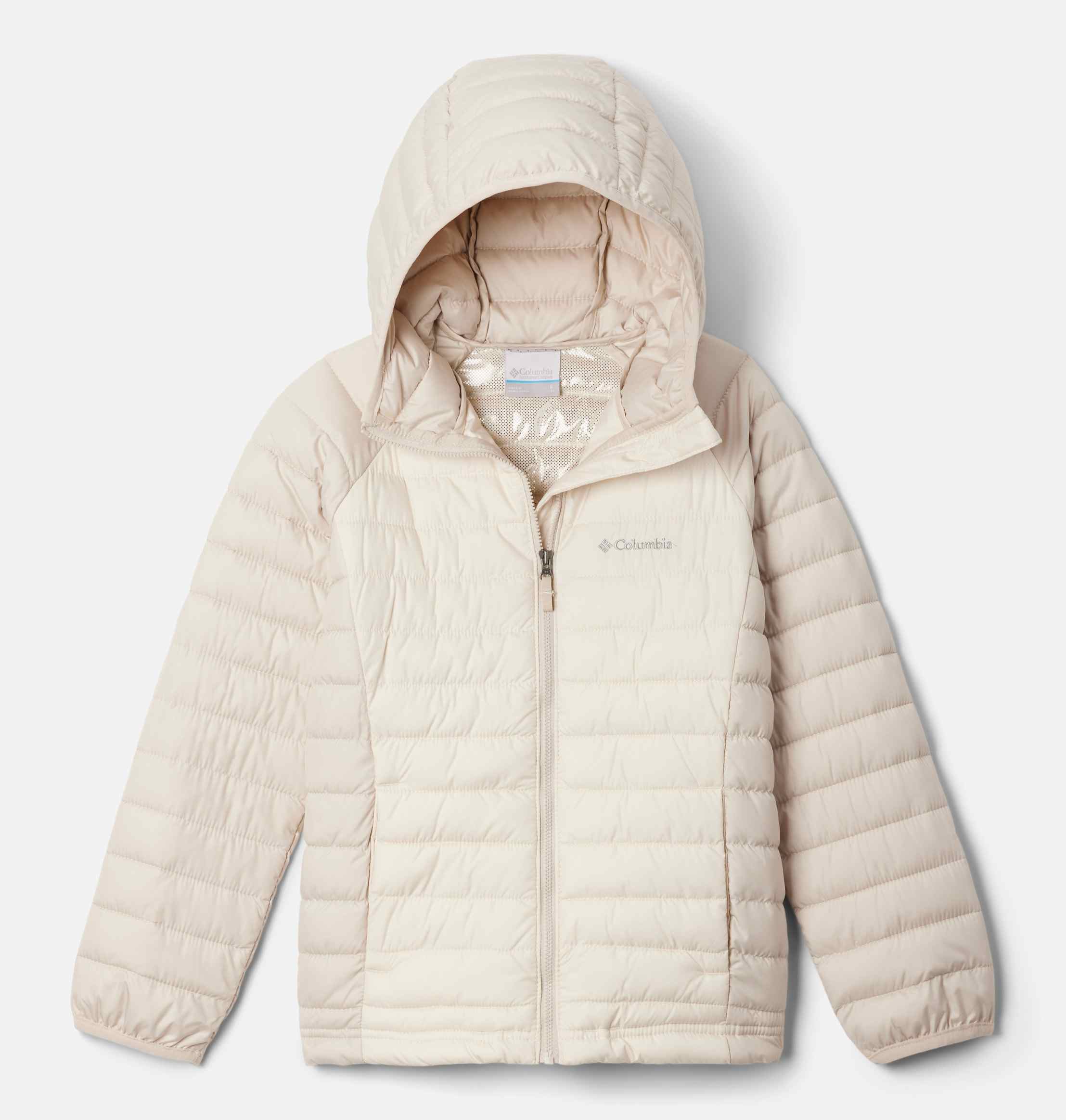 Kids Girls Blue OmniHeat Reflective Powder Lite II Down Jacket