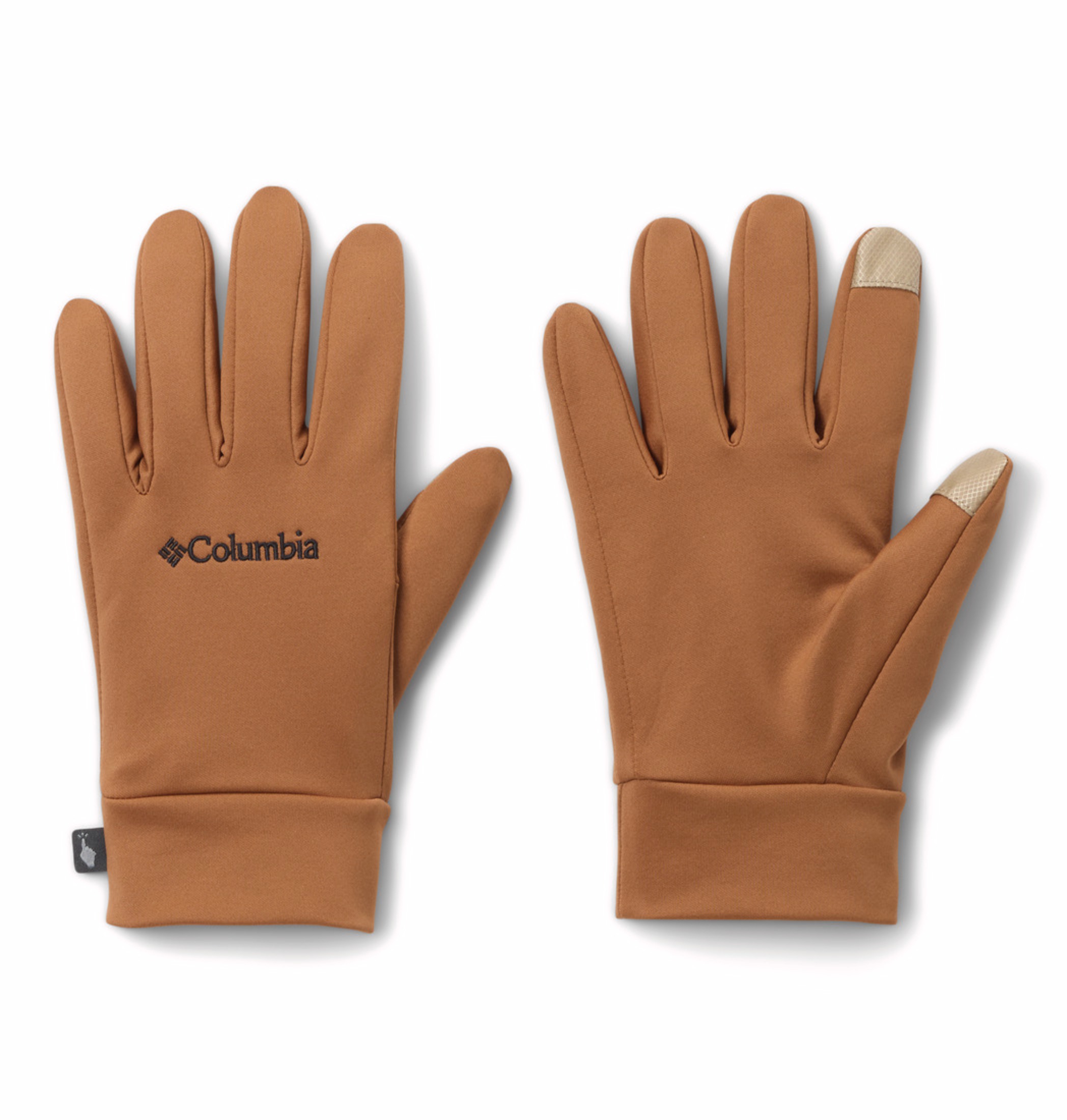 Columbia Unisex Tan OmniHeat Reflective Heat Touch Liner Gloves, M