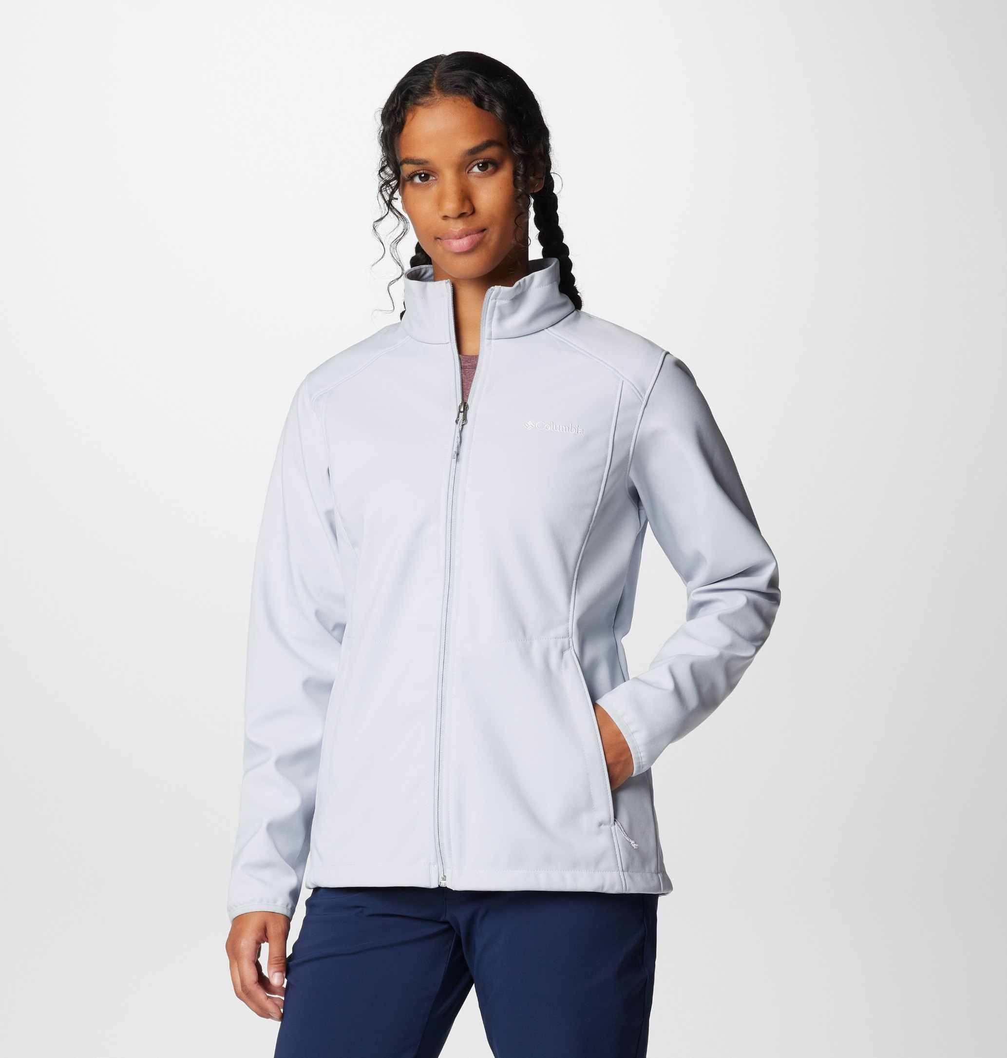 Women Grey Kruser Ridge III Softshell Omni Shield Jacket