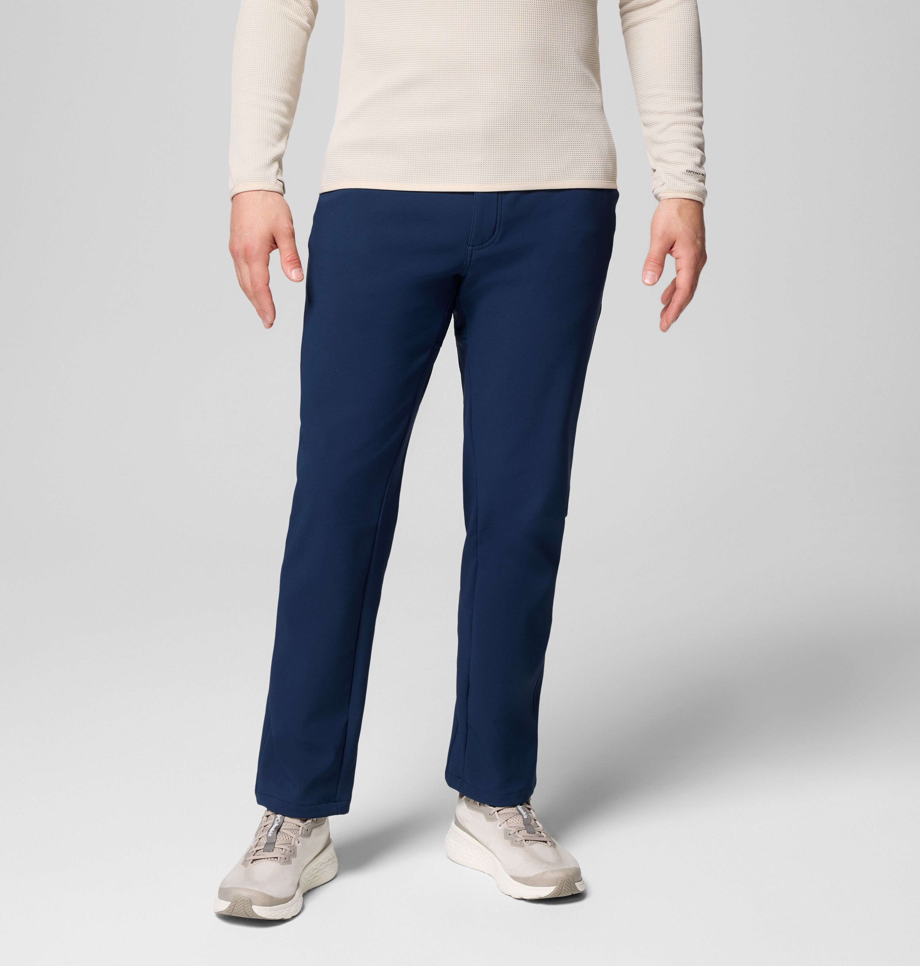 Men Navy Blue OmniHeat Reflective Time to Trail Insulated Pant