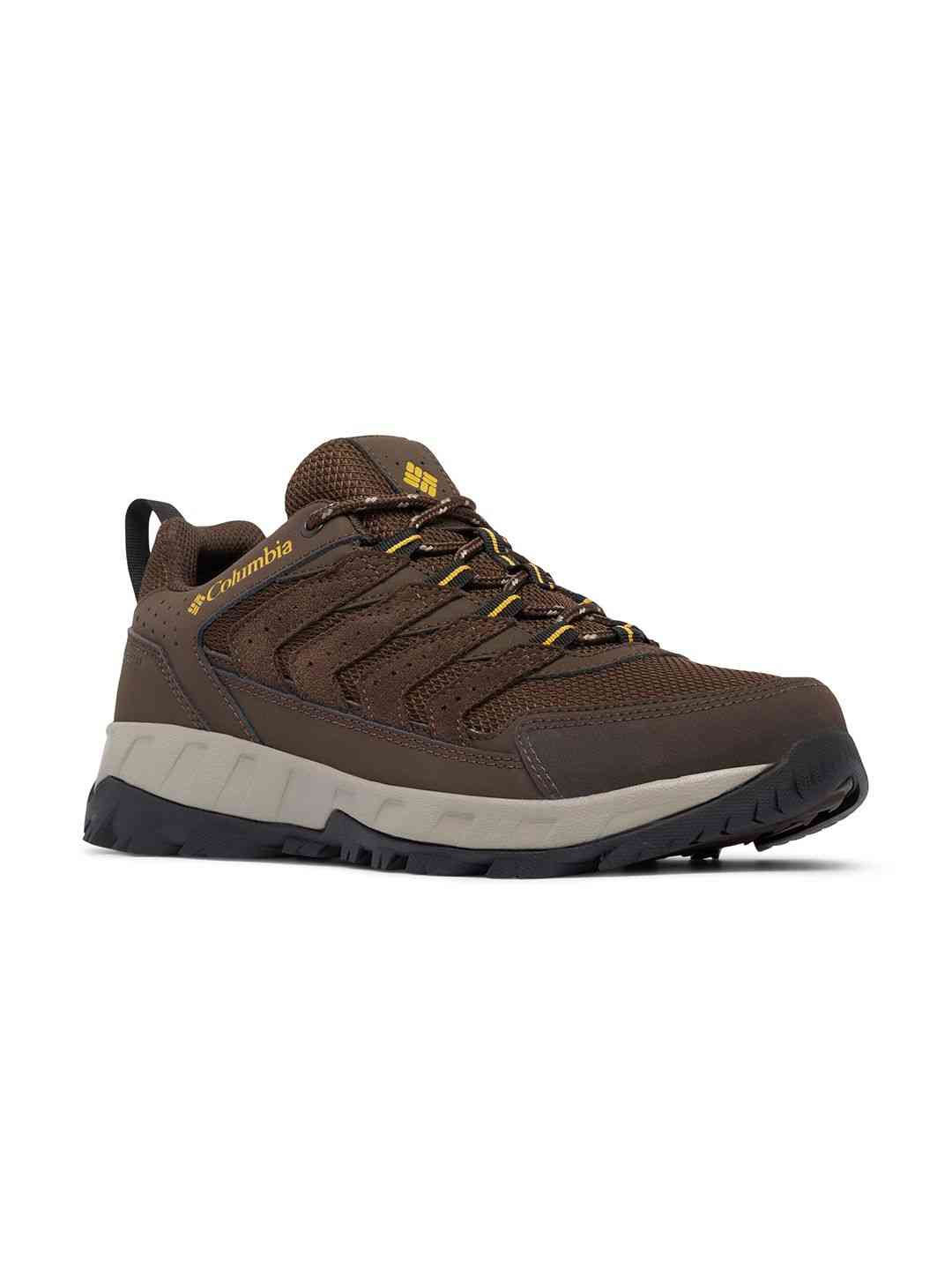 Columbia Men Brown Strata Trail Low Omni Tech Hiking & Trekking Shoes