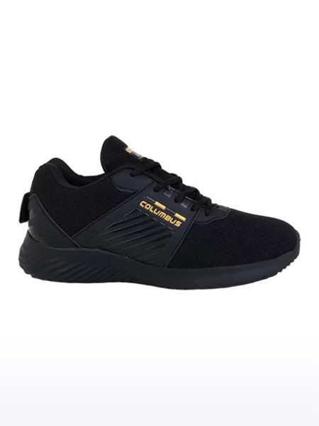 Men s Black Mesh Running Shoes