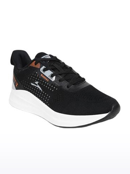 Men's Black Knit Running Shoes