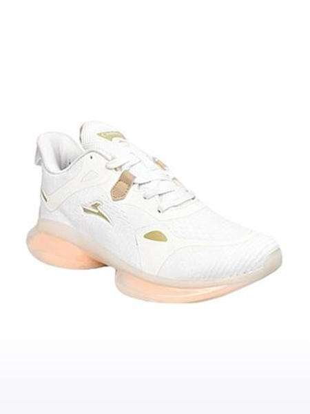 Men's White Knit Running Shoes