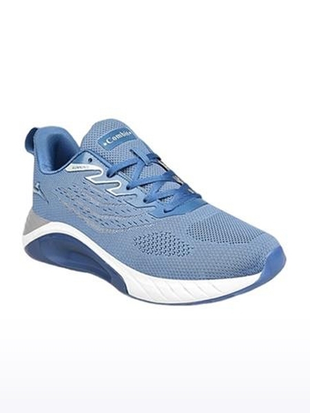 Men's Blue Knit Running Shoes