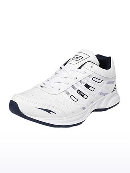 Men's White First Grade Running Shoes