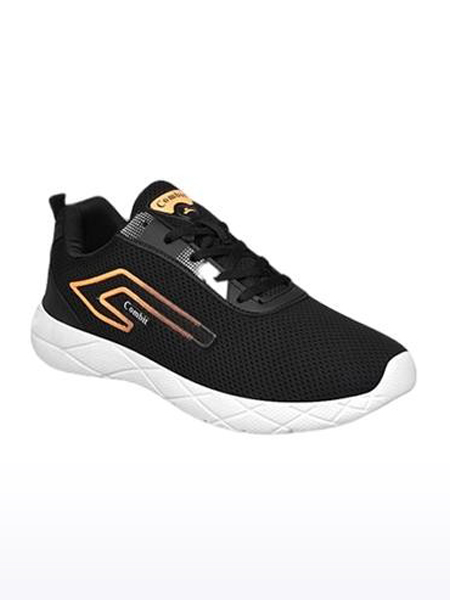 Men's Black Knit Running Shoes