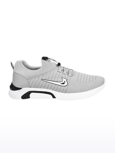 Men's Grey Knit Running Shoes