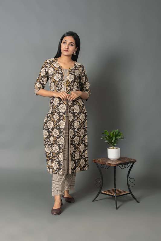 Brown Printed Ethnic Sets