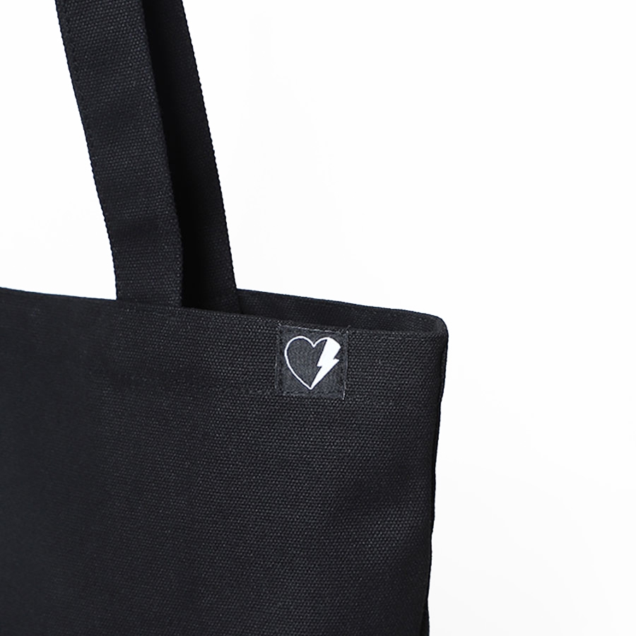 creativeideas.store | Solo Traveller Black Tote Bag 1