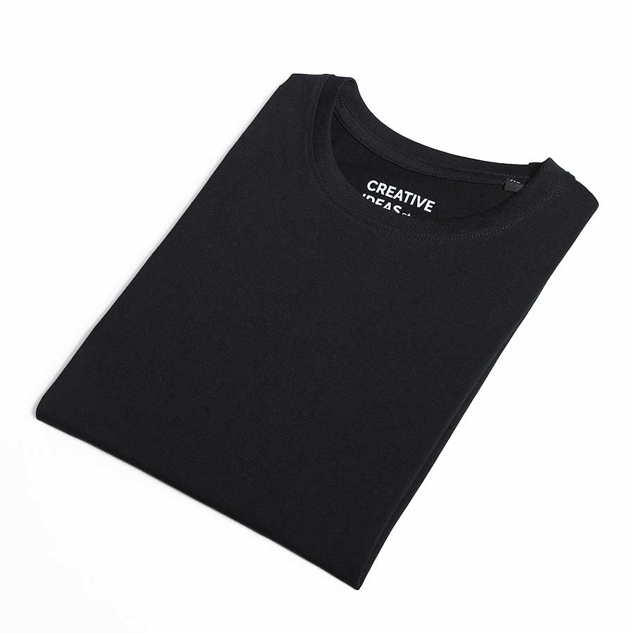 creativeideas.store | Classic Plain Black Oversized Tshirt 3
