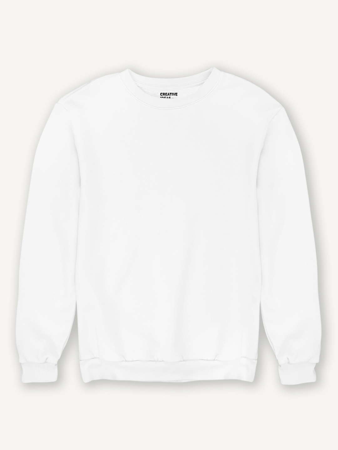 creativeideas.store | Plain White Sweatshirt 0