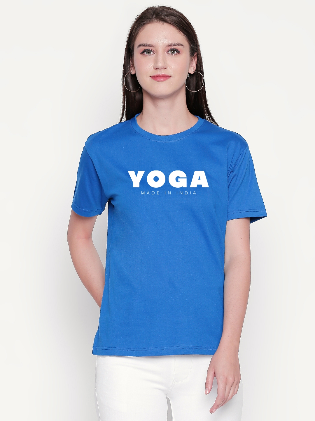 creativeideas.store | YOGA Made In India Blue Tshirt 0