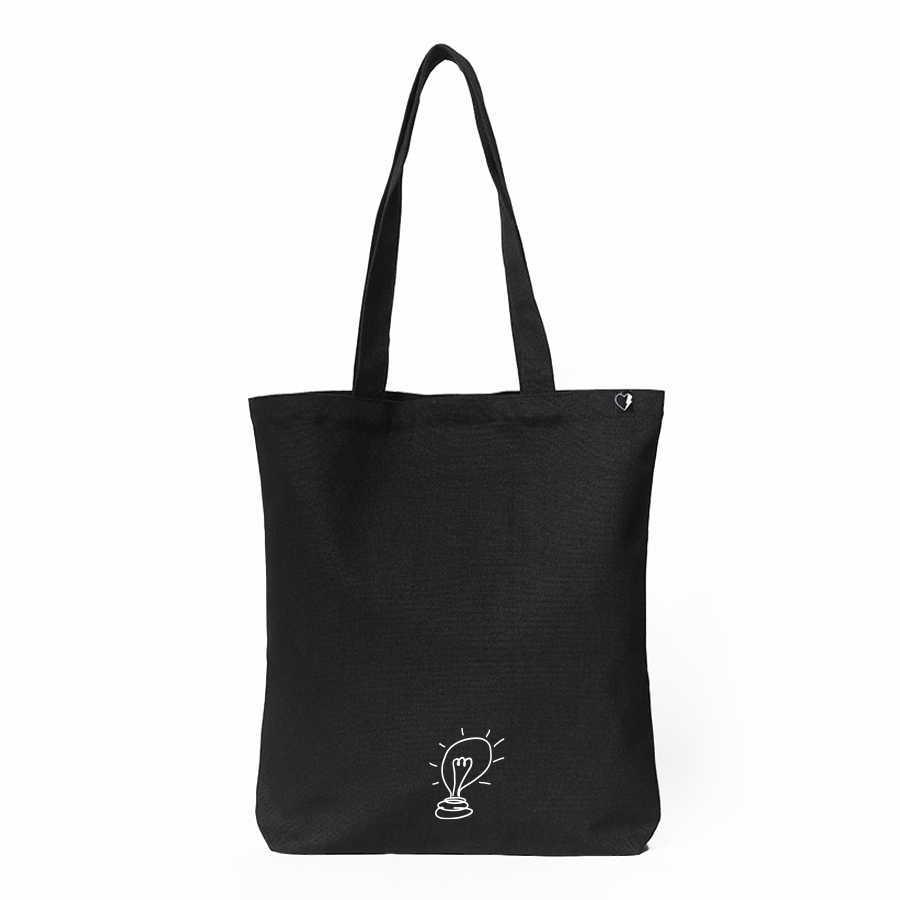 creativeideas.store | Inspiratio Black Tote Bag 0