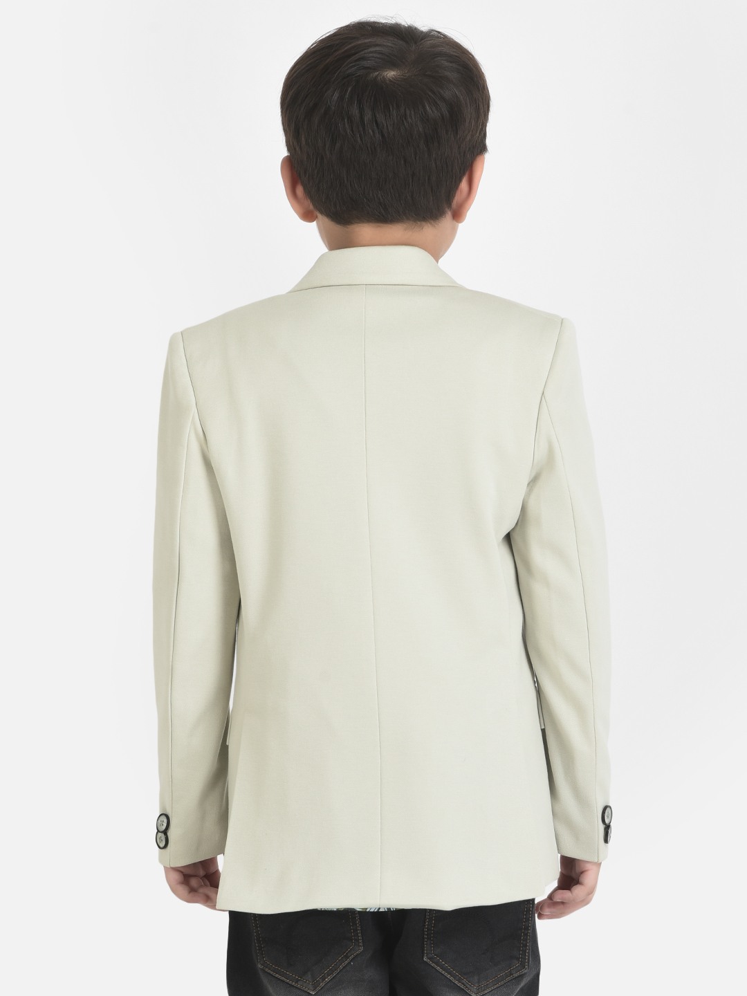 Crimsoune Club Boy Mint Green Blazer with 3 Pocket Styling
