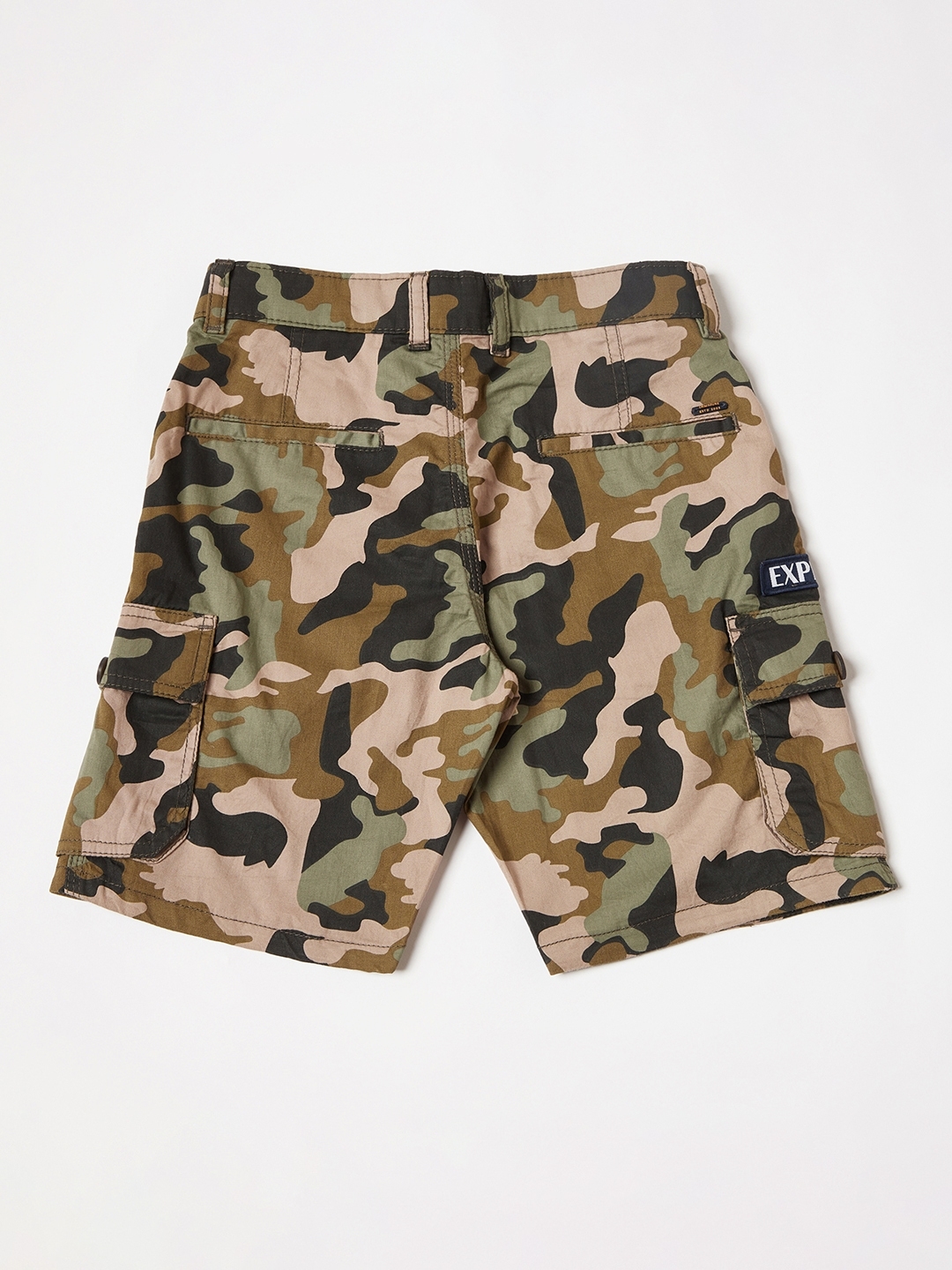 Crimsoune Club | Crimsoune Club Boys Olive Camouflage Shorts 1