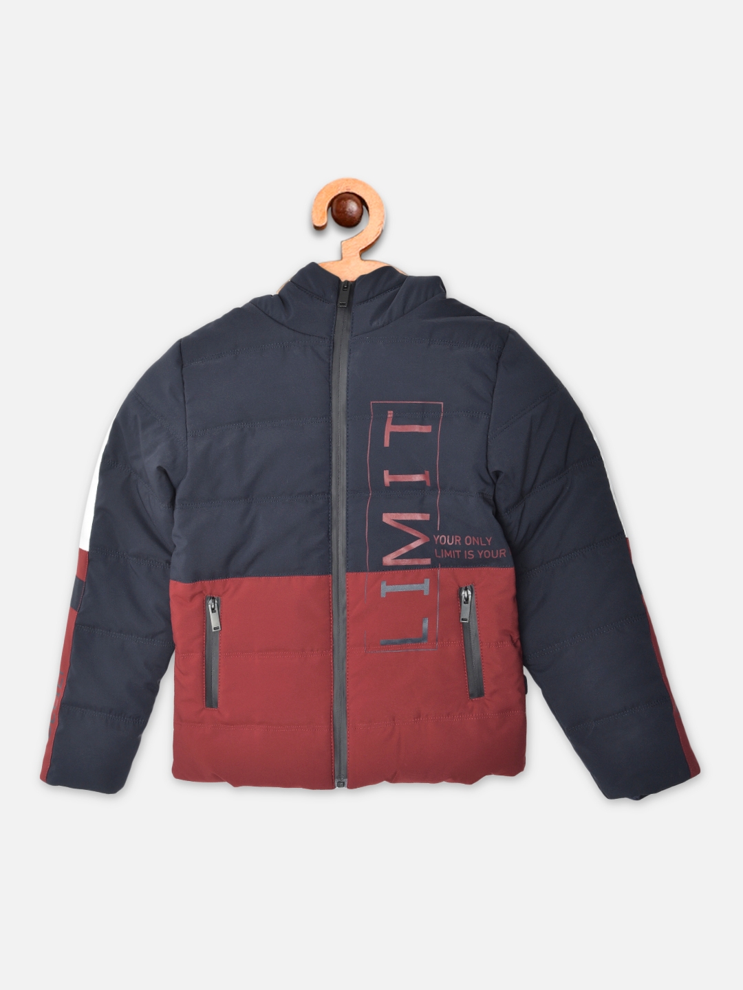 Crimsoune Club | Crimsoune Club Boy Multi Colourblocked Hooded Jacket 0