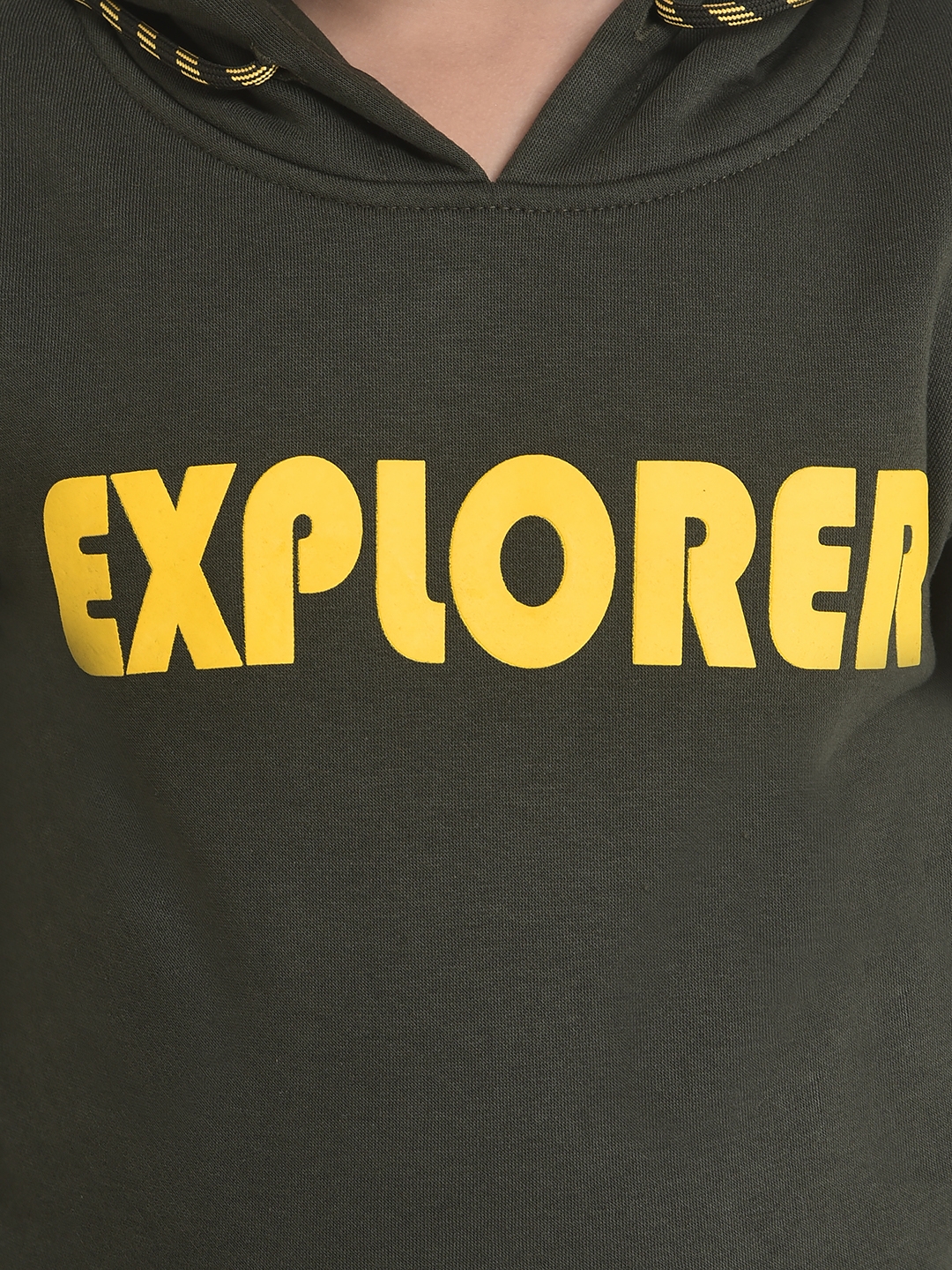 Crimsoune Club | Crimsoune Club Boy Olive Explorer Sweatshirt 5