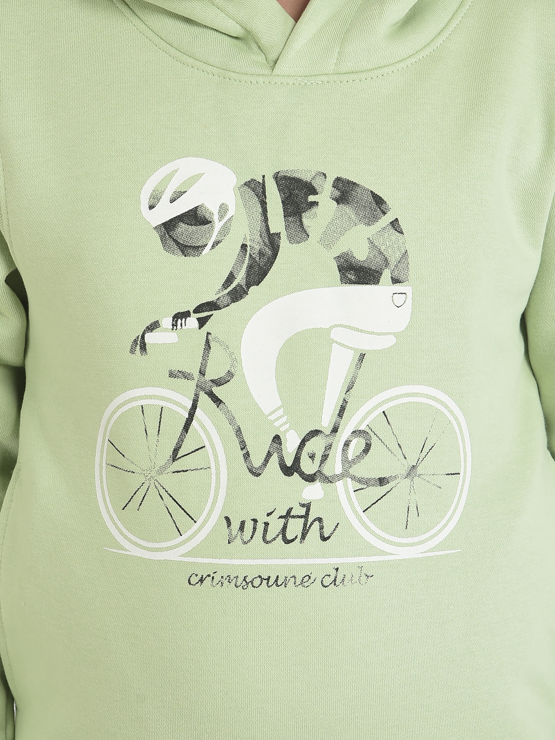 Crimsoune Club | Crimsoune Club Boy Green Graphic Sweatshirt 5