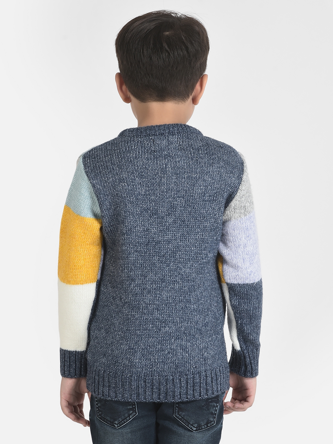Crimsoune Club | Crimsoune Club Boy Colour-Blocked Sweater 1