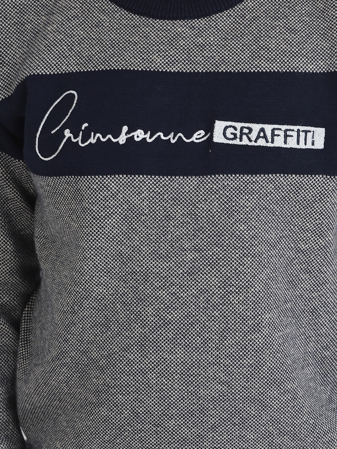 Crimsoune Club | Crimsoune Club Boy Colour-Blocked Sweater with Logo Detail  5