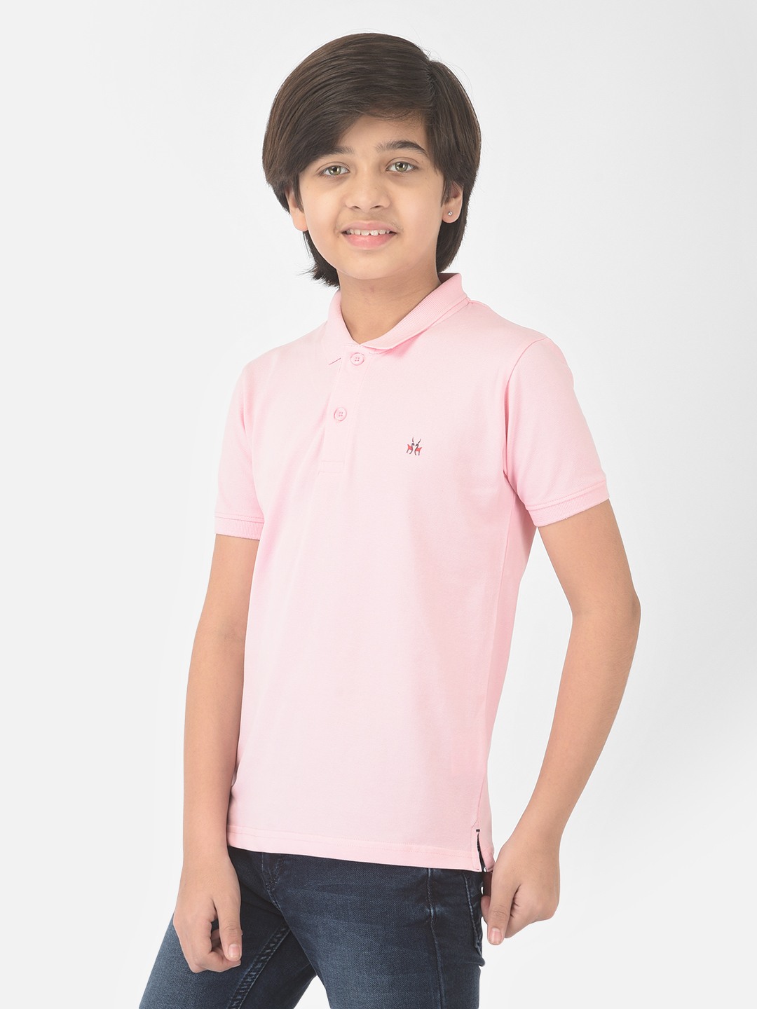 Boys hot pink polo online
