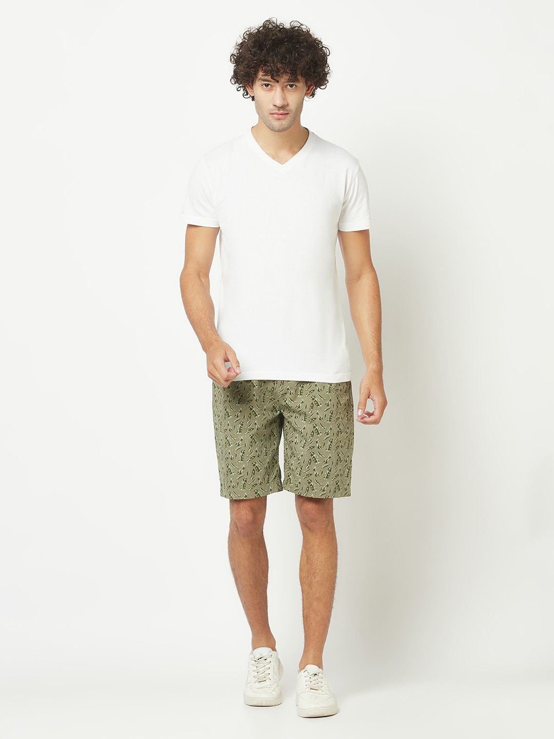 Mens printed sales chino shorts