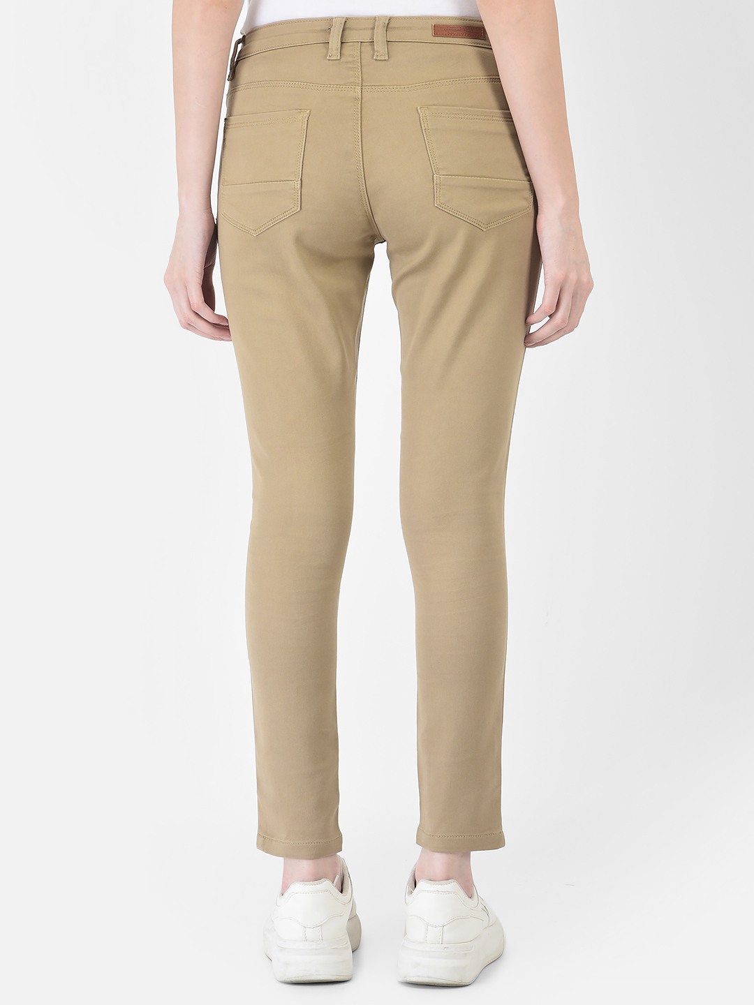 Crimsoune Club Women Skinny Khaki Jeans 